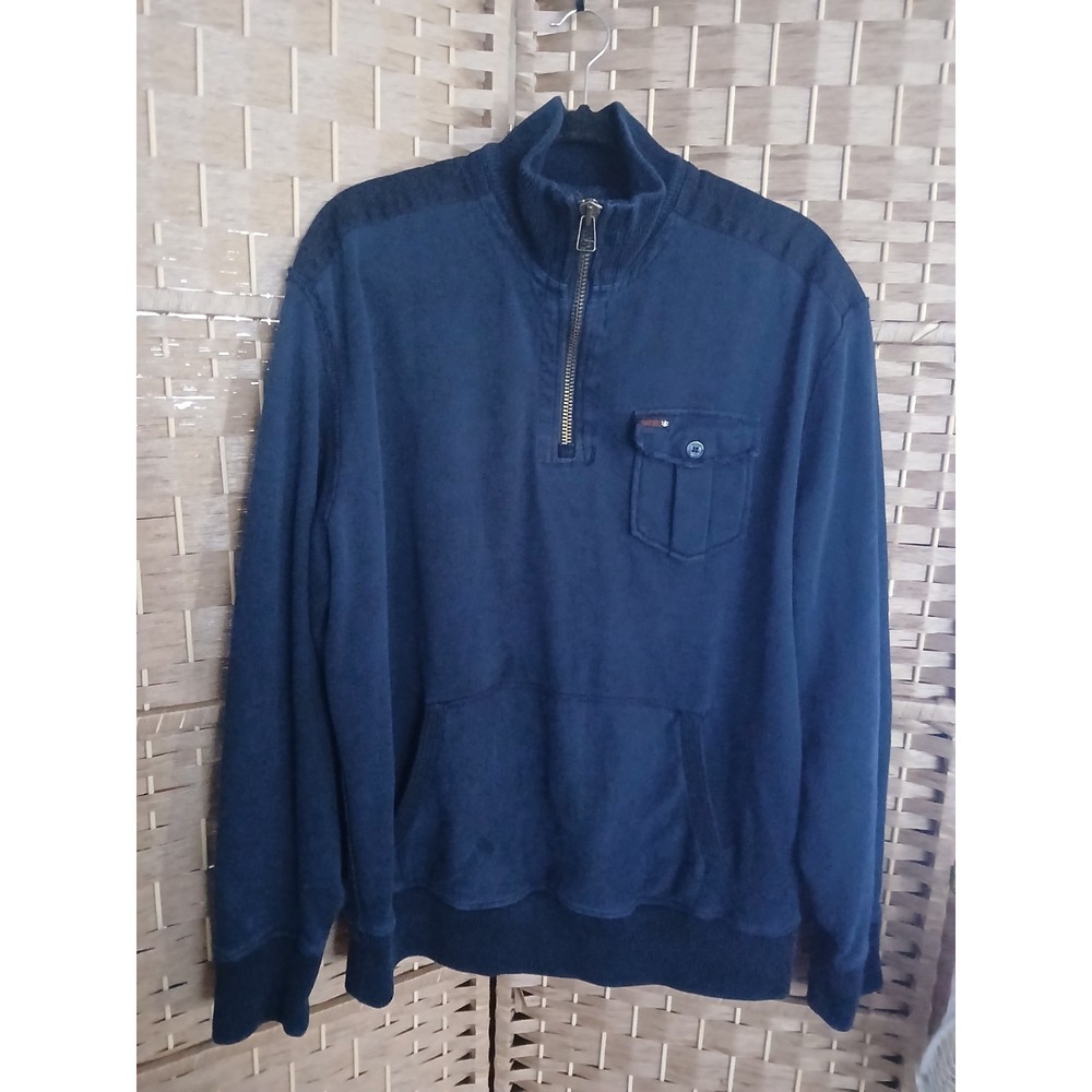 Vtg Polo Ralph Lauren Men's  Blue Coastal Collection Pullover Sweatshirt Sz XL